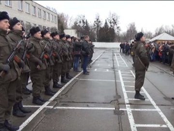 Волинські новобранці-гвардійці склали присягу на вірність Україні. ВІДЕО