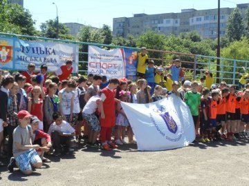 У Луцьку провели «Свято олімпійського прапора» для юних спортсменів міста. ФОТО