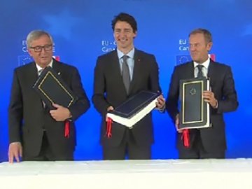 Євросоюз і Канада погодили зону вільної торгівлі