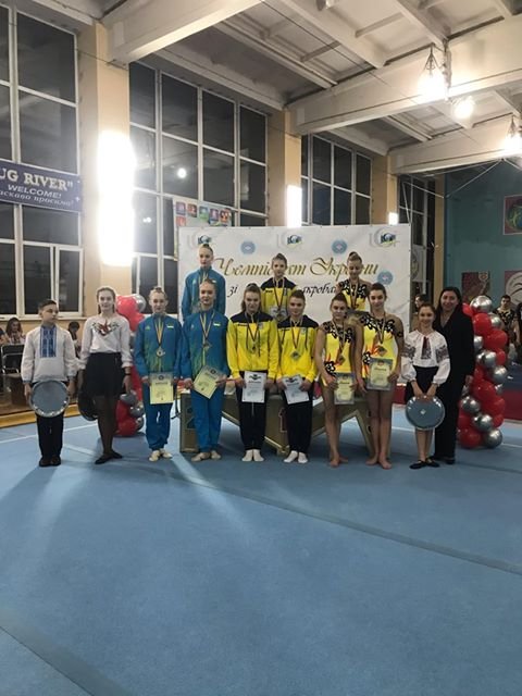 Волинські акробатки здобули низку нагород на чемпіонаті України. ФОТО