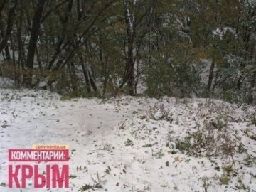 У Криму ‒ перший сніг. ФОТО