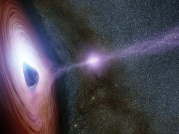 Астрономи «застукали» чорну діру в момент колосального викиду