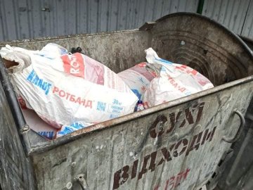 Викидав будівельне сміття у контейнери: муніципали спіймали лучанина-«зозулю»