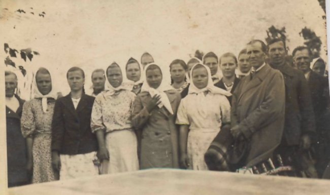 Волинський церковний хор на фото 30-40 років ХХ століття