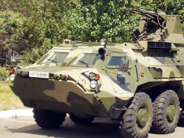На Донеччині з’явилася українська військова техніка
