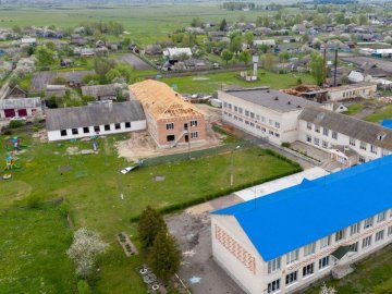 У селі на Ратнівщині будують нову школу за 21 мільйон гривень. ФОТО