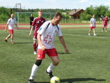 Волинські журналісти грали у футбол в Литві