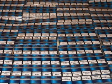 У волинянина вилучили тисячу блоків «лівих» цигарок