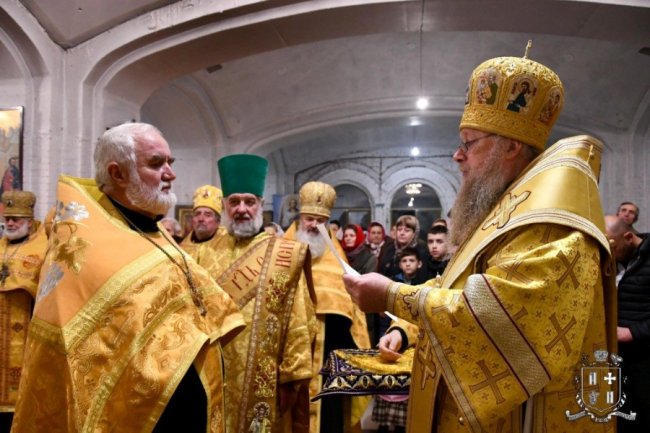 Волинські священники з УПЦ (МП) отримали нагороди від єпископа Нафанаїла