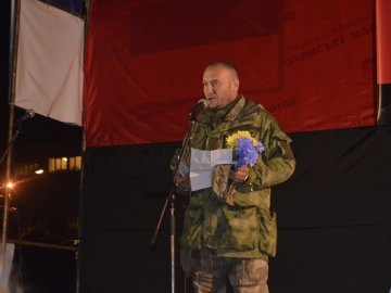 «Ми завершимо війну», – Дмитро Ярош у Луцьку