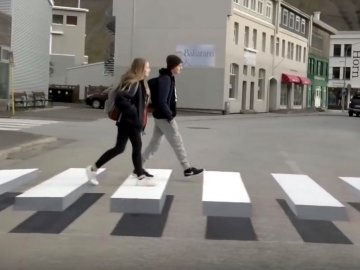 У Луцьку хочуть нанести 3D-«зебру» на пішохідні переходи 