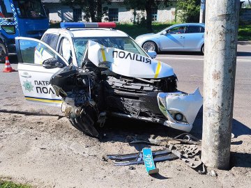 Аварія за участю патрульних у Луцьку: коментар керівника управління і версія водія