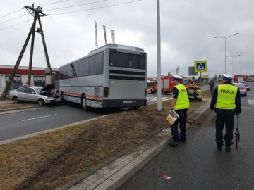 У Польщі автобус із українцями потрапив у аварію