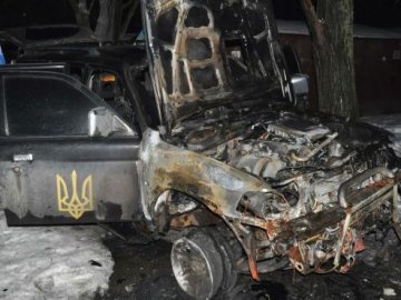 У Запоріжжі самооборонівцям спалили машину