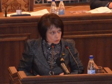 Народний депутат Лілія Гриневич відвідала сесію обласної ради. ФОТО*