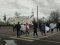 Працівники волинської психлікарні вийшли на страйк і перекрили дорогу у Луцьку 