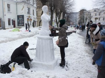У Вінниці зліпили майже 300 сніговиків. ФОТО
