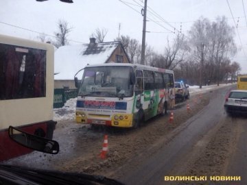 ДТП у Луцьку: не розминулися дві маршрутки