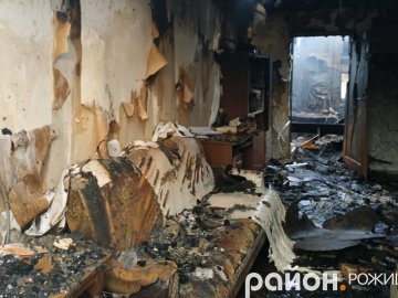 Опублікували фото згорілих квартир у масштабній пожежі у Рожищі