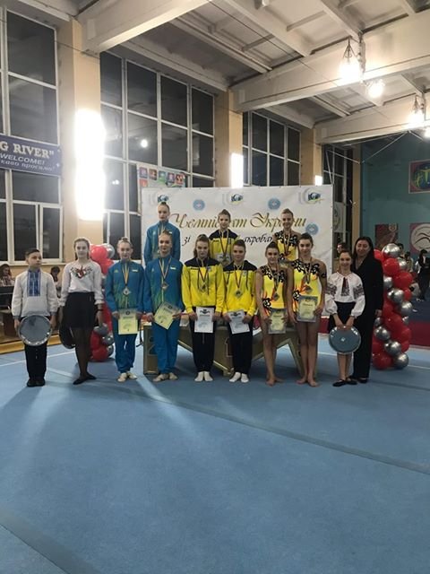 Волинські акробатки здобули низку нагород на чемпіонаті України. ФОТО