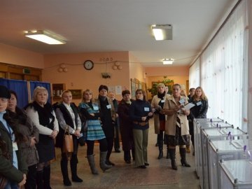 Голосування у Нововолинську. ФОТО