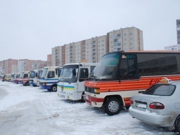 Через негоду з Луцька не виїхали 59 автобусів. ФОТО