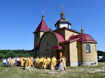 У Ківерцівському районі освятили новий храм Московського патріархату.  ФОТО