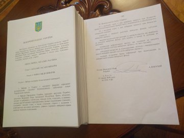 Андрій Парубій підписав новий Виборчий кодекс та направив його на підпис до президента