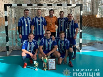 Команда ГУНП у Волинській області виборола перше місце на змаганнях із футзалу 