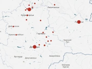 Створили карту «гарячих точок» в Україні