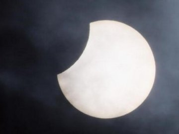 У Луцьку - сонячне затемнення