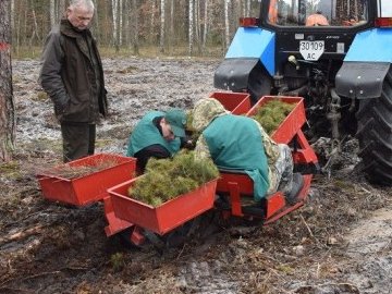 Експеримент: на Волині диво-машина допомагає садити ліс. ФОТО