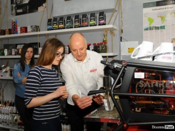 У Луцьку арт-бариста з Італії навчав робити фірмову каву. ФОТО