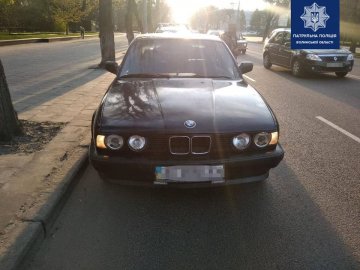 У Луцьку спіймали та відсторонили від кермування водія BMW, який напідпитку «підрізав» інші авто