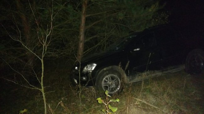 На Волині машина влетіла у дерево, аби не зіткнутися з іншим авто