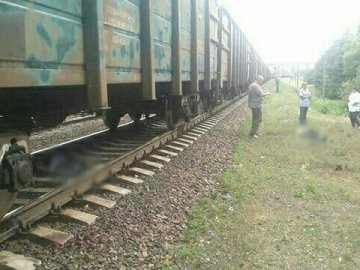 На Полтавщині потяг перерізав людину навпіл