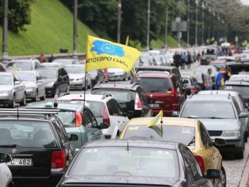 «Бляхарі» заблокували центр Києва