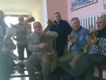 Ветеранський оркестр «Арсен» побував у луцькому військовому госпіталі