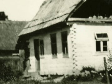 Будинки села на Волині 90 років тому. РЕТРОФОТО