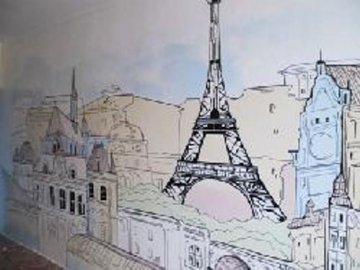 Засуджений в Ковельській колонії намалював панораму Парижа