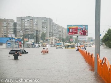 За дві години в Луцьку випала місячна норма опадів