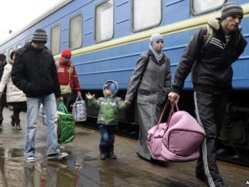 Куди їдуть біженці з Криму й Донбасу - карта