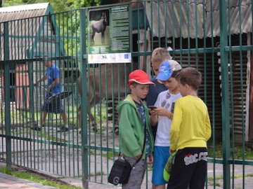 Дітям атовців влаштували екскурсію Луцьким зоопарком