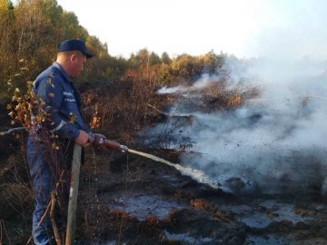 100 літрів води щосекунди: подробиці гасіння масштабної пожежі на Волині