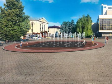 «Бетонне корито» в центрі Луцька: показали, яким може бути фонтан.ФОТО. ВІДЕО