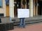 «Увечері підпалю себе»: під мерією Нововолинська мітингує підприємець