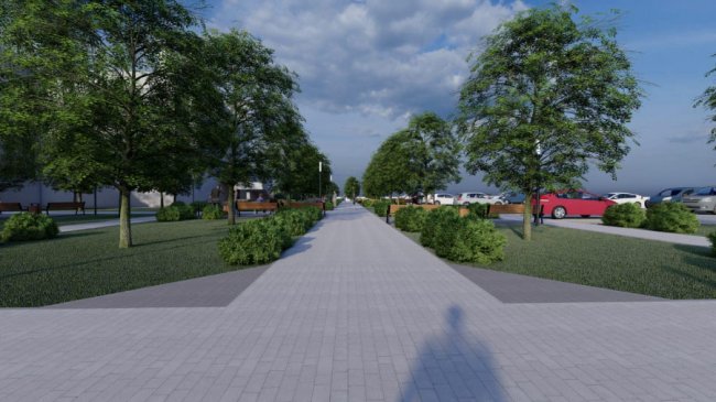 Показали, який вигляд матиме оновлена площа перед Палацом урочистих подій у Луцьку. ПРОЕКТ
