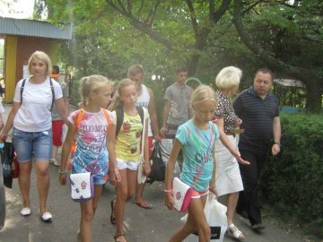 Волинь прийняла на оздоровлення дітей з Луганщини. ФОТО
