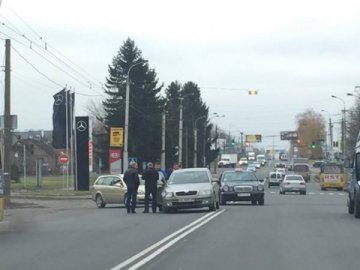 У Луцьку – подвійна аварія. ФОТО