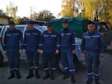 Волинські рятувальники поїхали  ліквідовувати катастрофу на Чернігівщину 